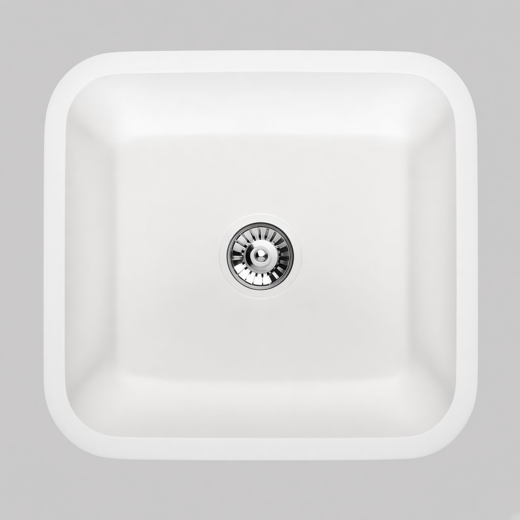 400mm Wide Composite Solid Surface Sink from Composite Kitchen Worktops