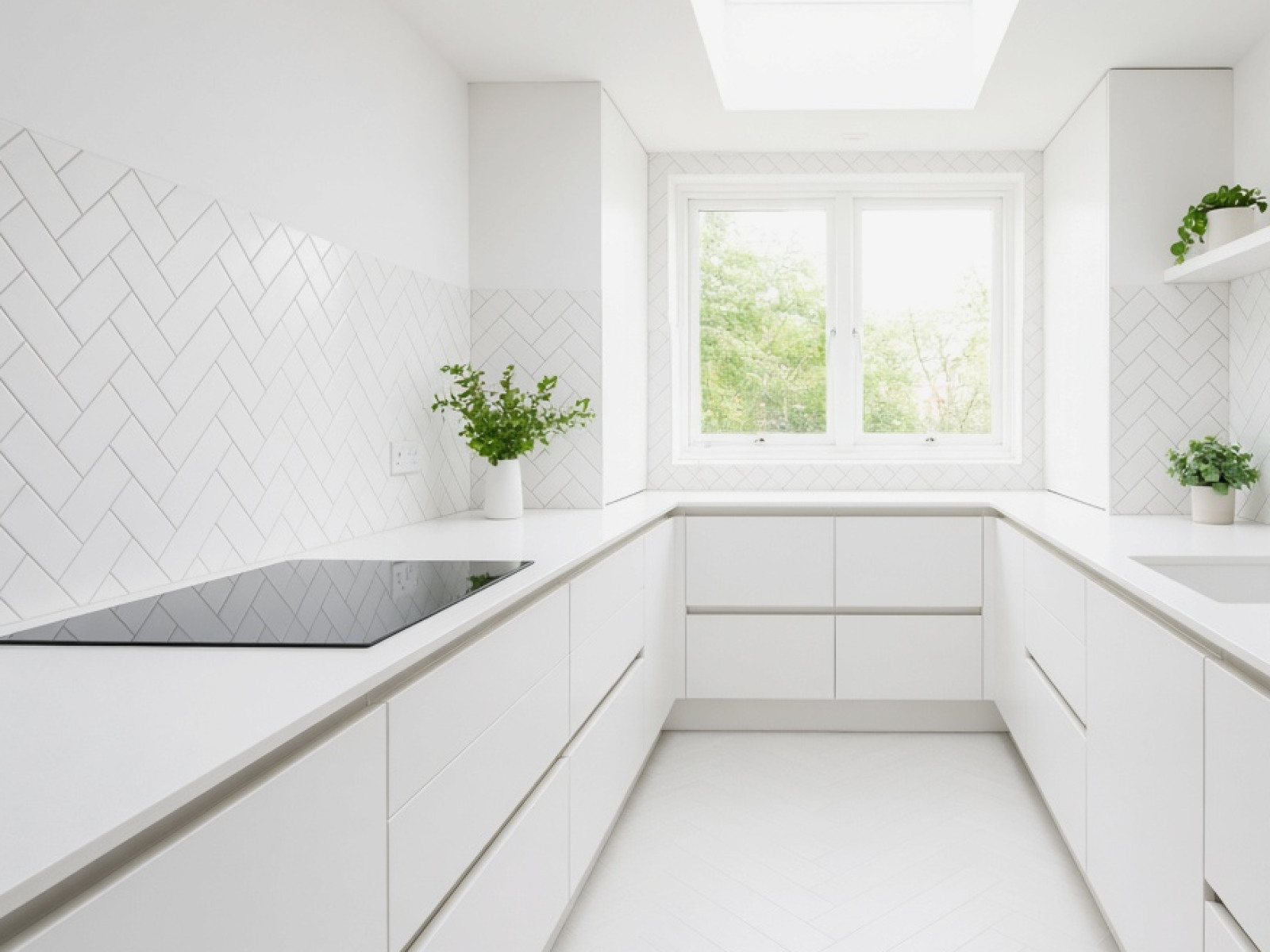 Forest Green Solid Surface kitchen worktop